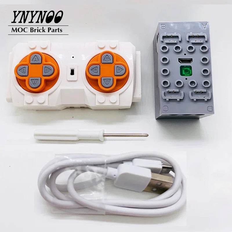 MOC NEW Multifunction 2.4G Bluetooth Lithium Battery Power Unit Upgrade Remote Control Kit Building Block Bricks DIY Particles Toys Building Bricks MOC - ToylandEU