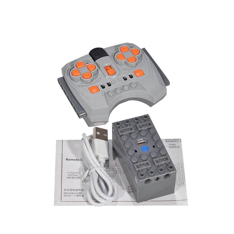 MOC NEW Multifunction 2.4G Bluetooth Lithium Battery Power Unit Upgrade Remote Control Kit Building Block Bricks DIY Particles Toys Building Bricks MOC - ToylandEU