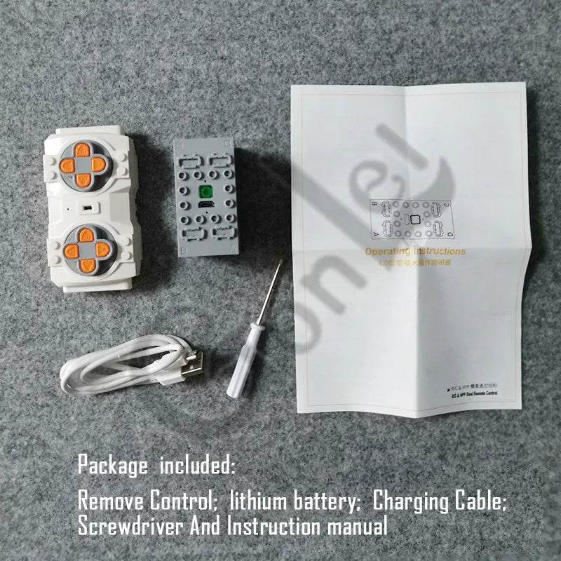 MOC NEW Multifunction 2.4G Bluetooth Lithium Battery Power Unit Upgrade Remote Control Kit Building Block Bricks DIY Particles Toys Building Bricks MOC - ToylandEU
