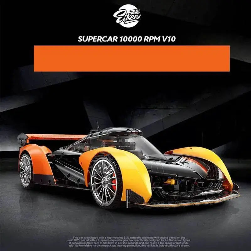 New 2135Pcs Technical 1:10 GT Hyper Speed Car Building Blocks - ToylandEU
