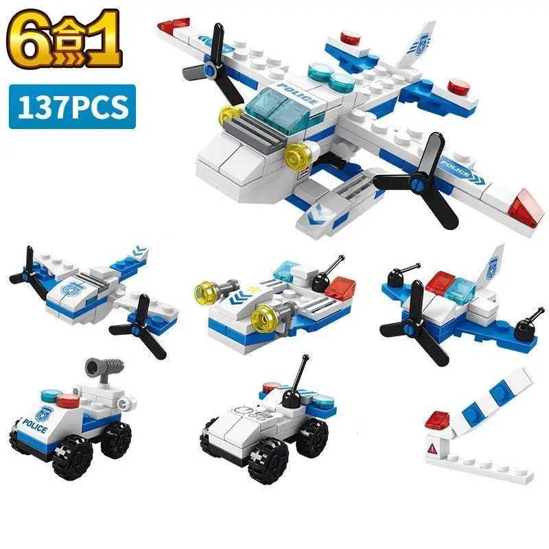  Educational Building Blocks 6in1 Set Toyland EU -  ToylandEU™