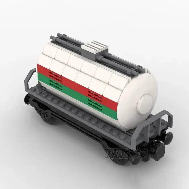  MOC New Hot MOC Building Blocks Octan Train Tank Car Model Toys Building Bricks MOC -  ToylandEU™