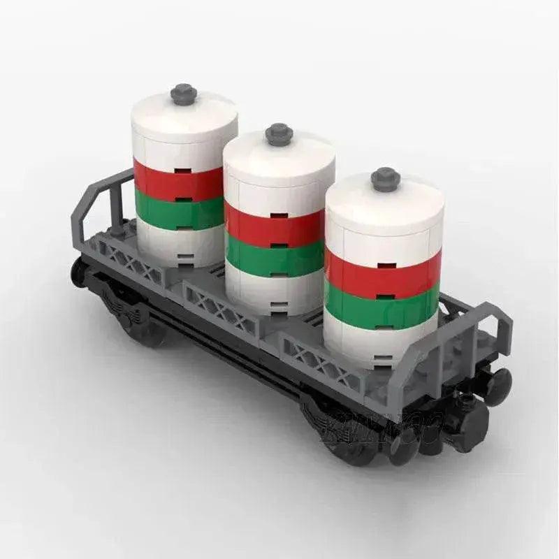  MOC New Hot MOC Building Blocks Octan Train Tank Car Model Toys Building Bricks MOC -  ToylandEU™