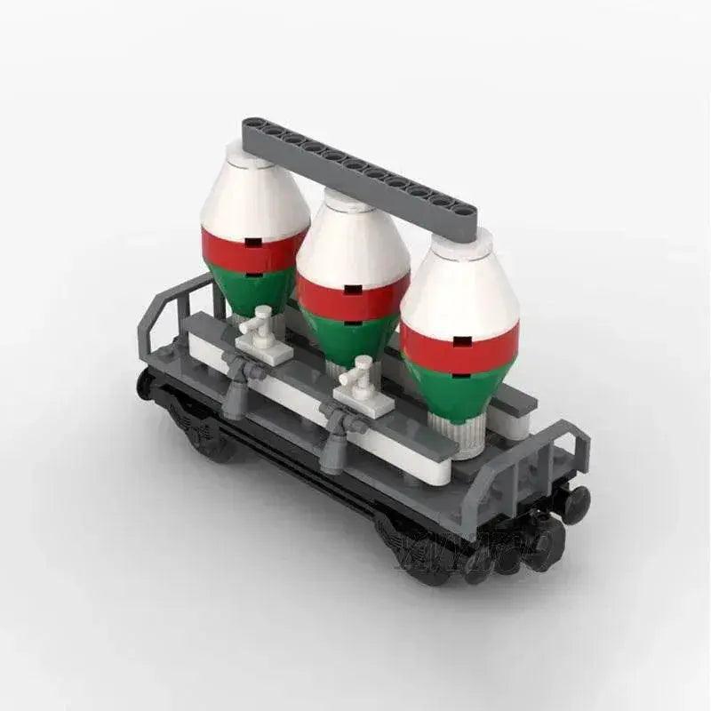  MOC New Hot MOC Building Blocks Octan Train Tank Car Model Toys Building Bricks MOC -  ToylandEU™