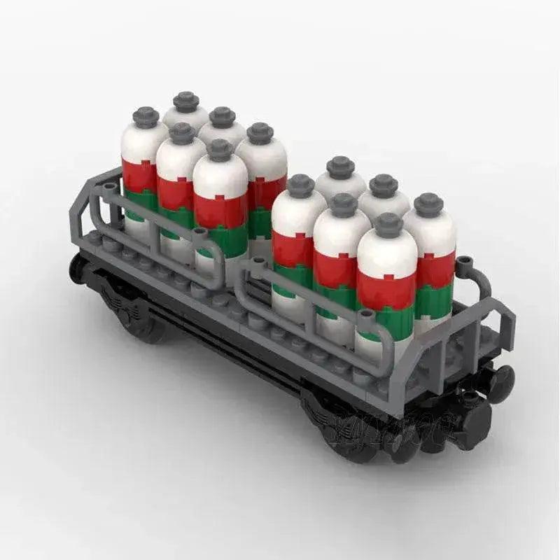  MOC New Hot MOC Building Blocks Octan Train Tank Car Model Toys Building Bricks MOC -  ToylandEU™