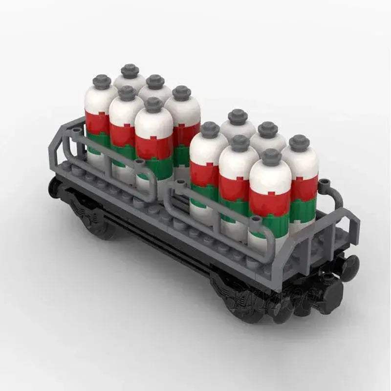  MOC New Hot MOC Building Blocks Octan Train Tank Car Model Toys Building Bricks MOC -  ToylandEU™