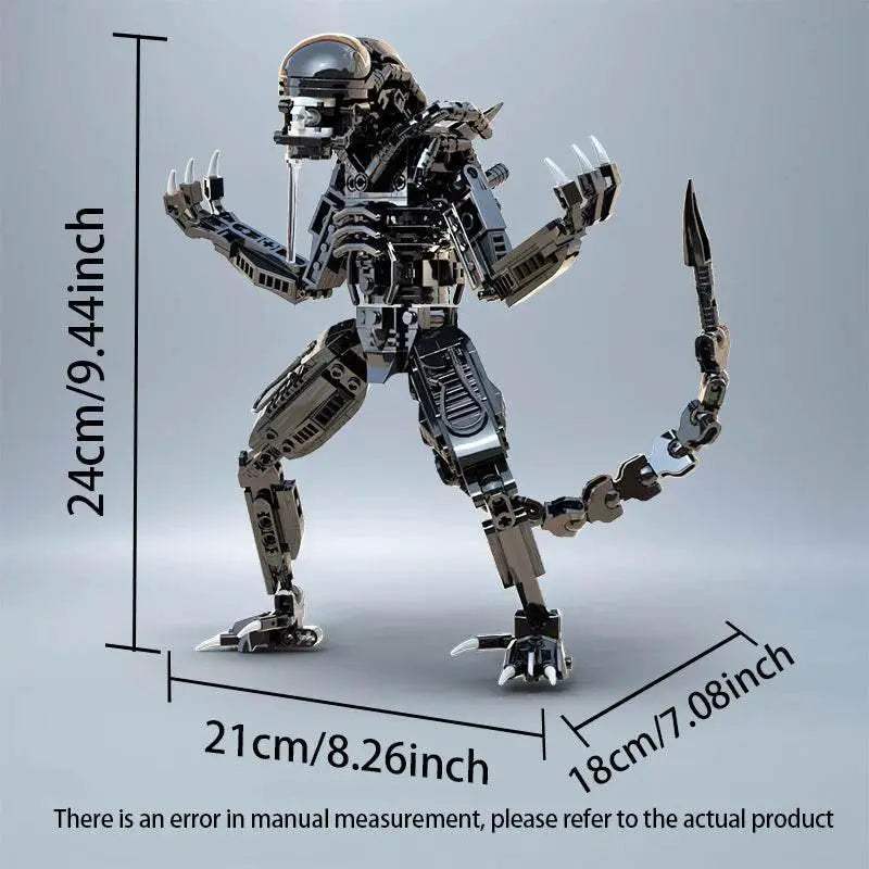 New MOC Alienes Drooling Monster Building Blocks Xenomorph - ToylandEU
