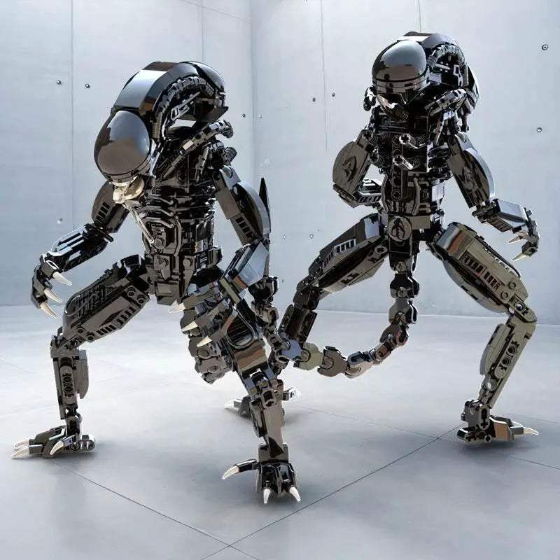New MOC Alienes Drooling Monster Building Blocks Xenomorph - ToylandEU