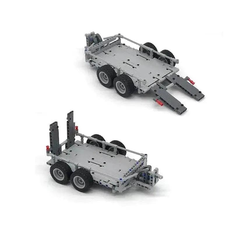  MOC New MOC Lower Loader Tailgate Trailer Building Blocks Model Building Bricks MOC -  ToylandEU™