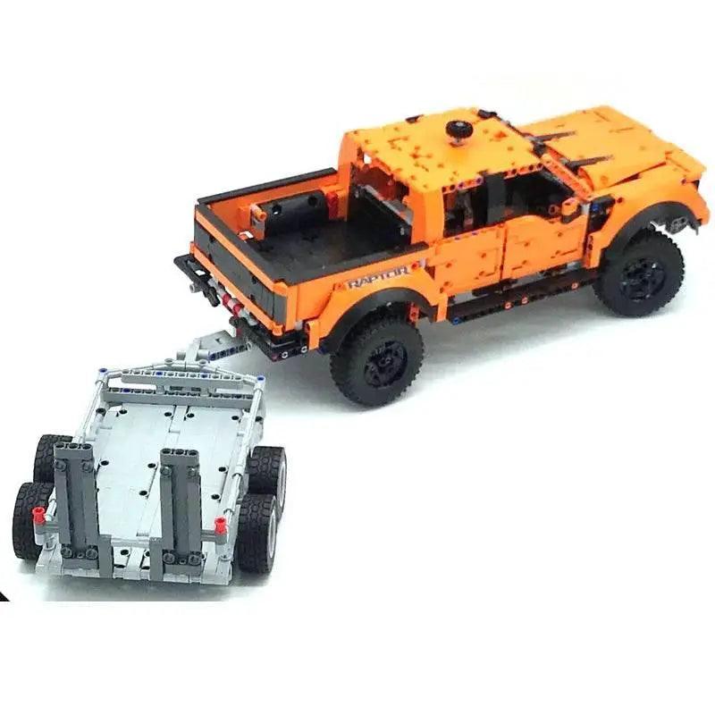  MOC New MOC Lower Loader Tailgate Trailer Building Blocks Model Building Bricks MOC -  ToylandEU™