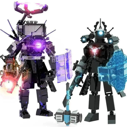  MOC New Skibidi Toileted Giant Titan TVman Upgrade Speakerman Building Blocks Animation Figure Model Toys for Kids Ideas Gifts Christmas -  ToylandEU™