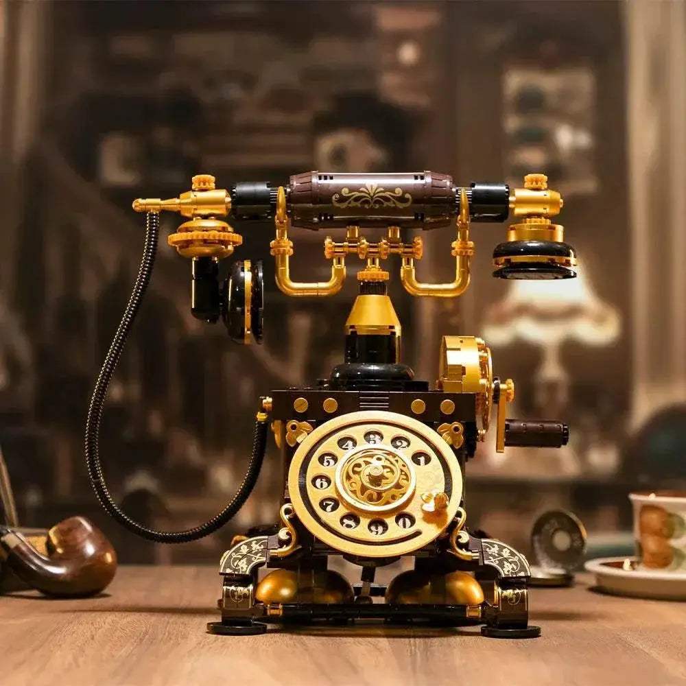 New Vintage Telephone Model Building Blocks Toys for Kids - ToylandEU