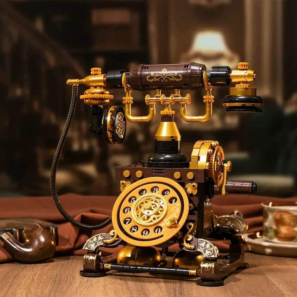New Vintage Telephone Model Building Blocks Toys for Kids - ToylandEU