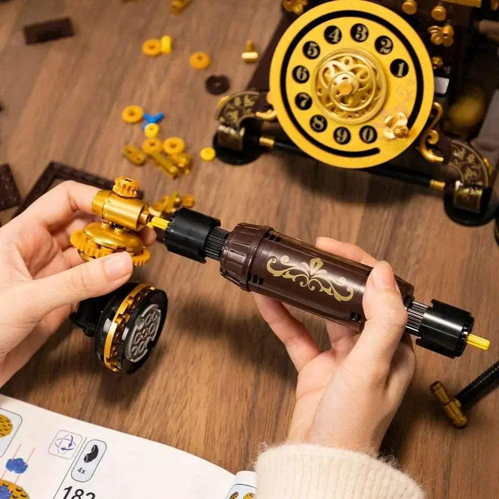 New Vintage Telephone Model Building Blocks Toys for Kids - ToylandEU