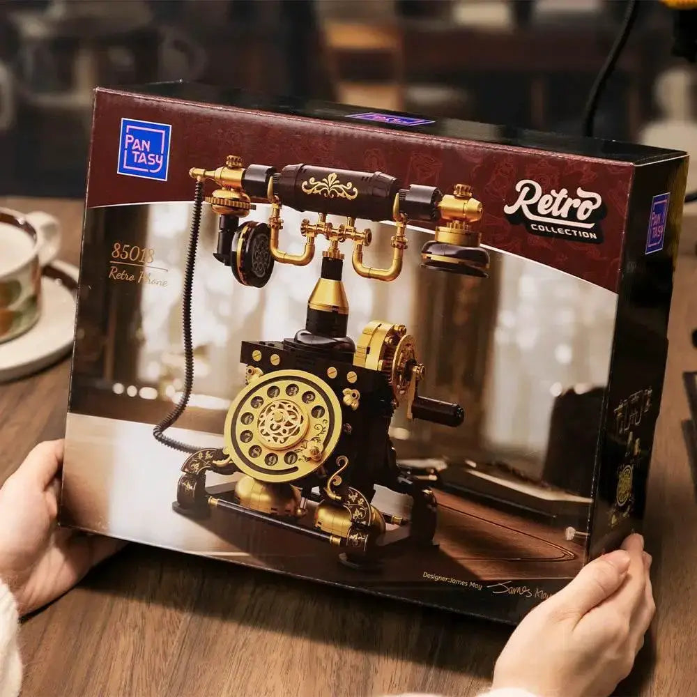 New Vintage Telephone Model Building Blocks Toys for Kids - ToylandEU