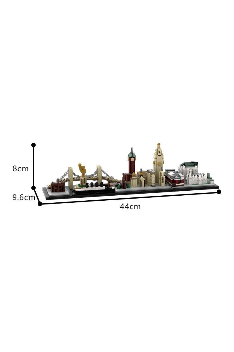 MOC New York Skyline Model Building Blocks Gift Set - ToylandEU