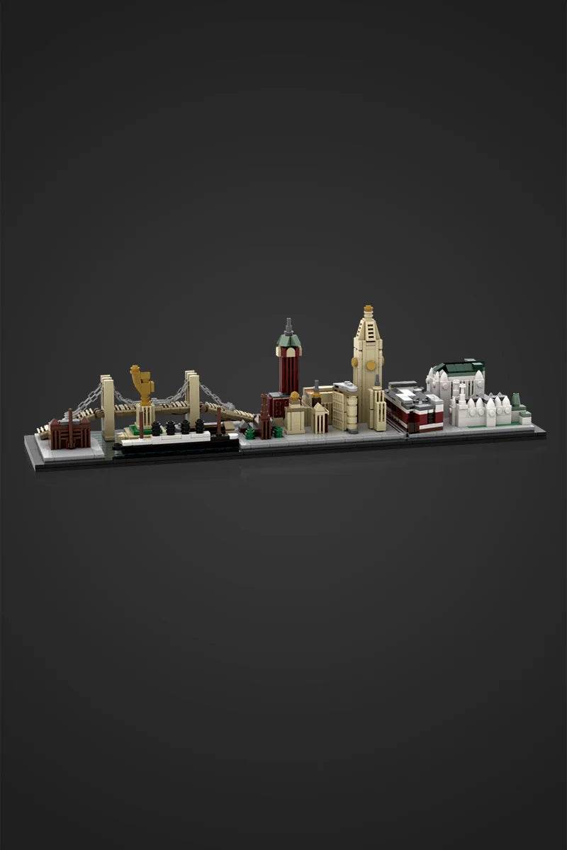 MOC New York Skyline Model Building Blocks Gift Set - ToylandEU