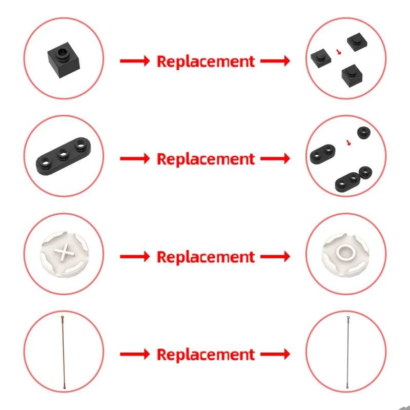 MOC Orange Sentinel Mech Model Building Blocks Game Building Bricks MOC - ToylandEU