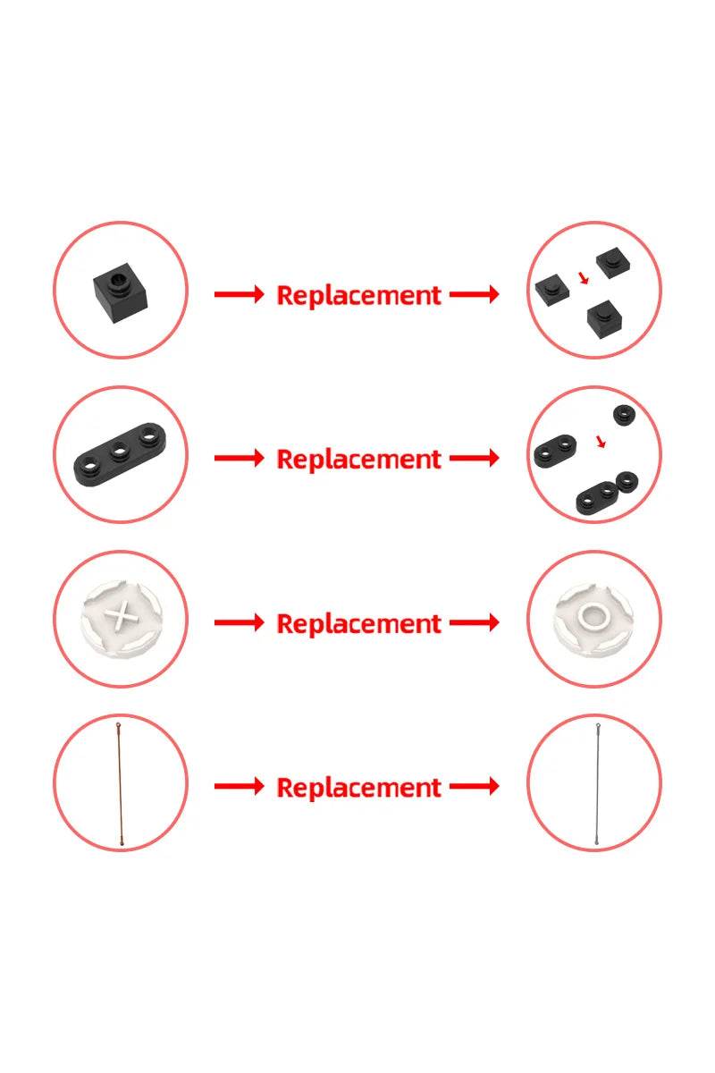 MOC Orange Sentinel Mech Model Building Blocks Game Building Bricks MOC - ToylandEU