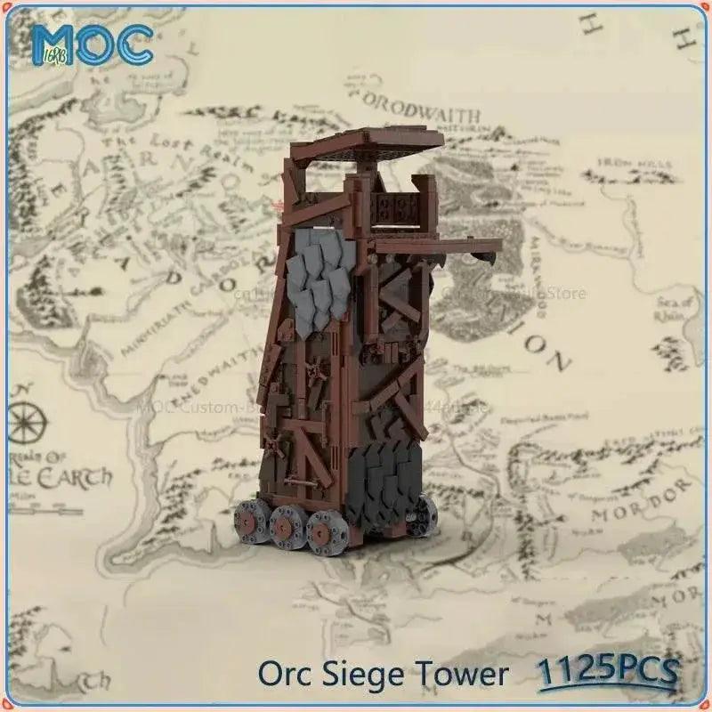  MOC Orc Siege Tower Model MOC Building Blocks DIY Assemble 1125PCS Building Bricks MOC -  ToylandEU™