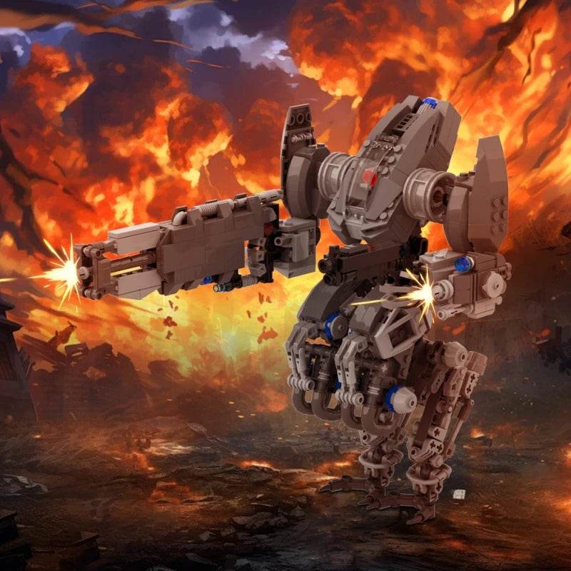 MOC Phobos Robot Model Building Blocks Demon Warrior Mecha Building Bricks MOC - ToylandEU