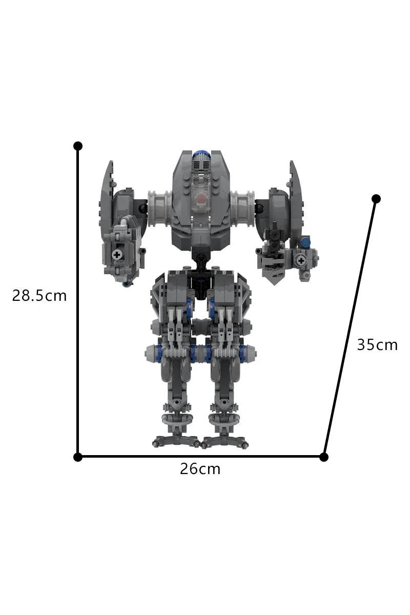 MOC Phobos Robot Model Building Blocks Demon Warrior Mecha Building Bricks MOC - ToylandEU