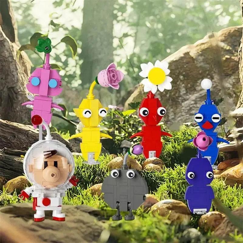  MOC Pikmin Game Plant Character Building Block Set DIY Building Bricks MOC -  ToylandEU™