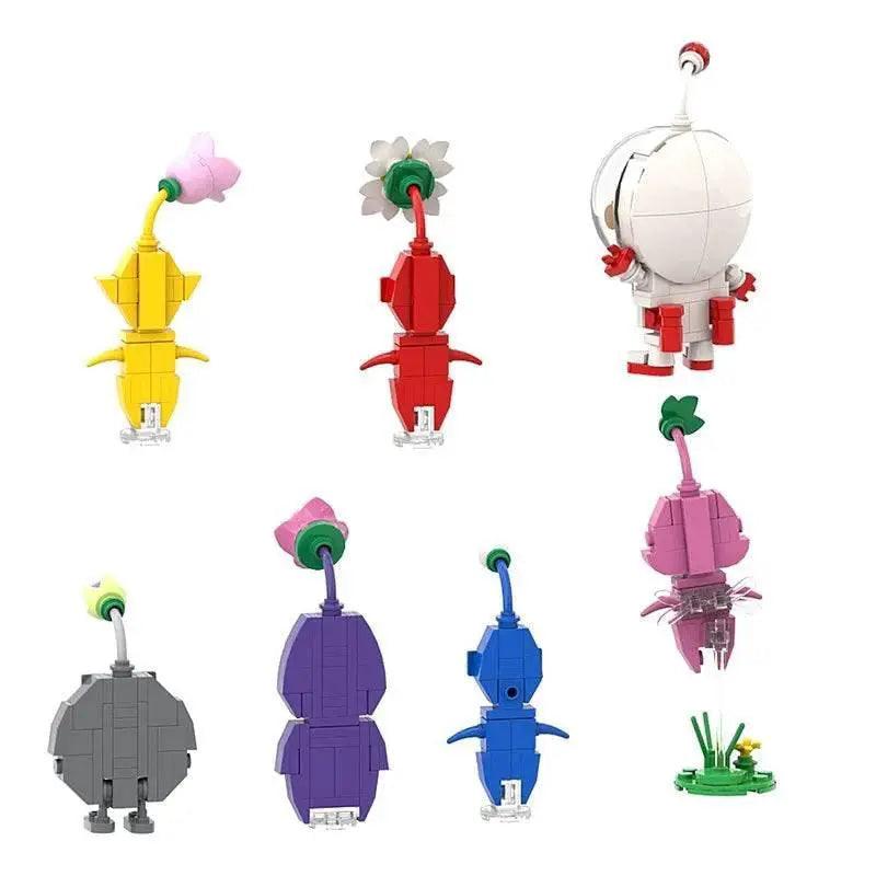  MOC Pikmin Game Plant Character Building Block Set DIY Building Bricks MOC -  ToylandEU™