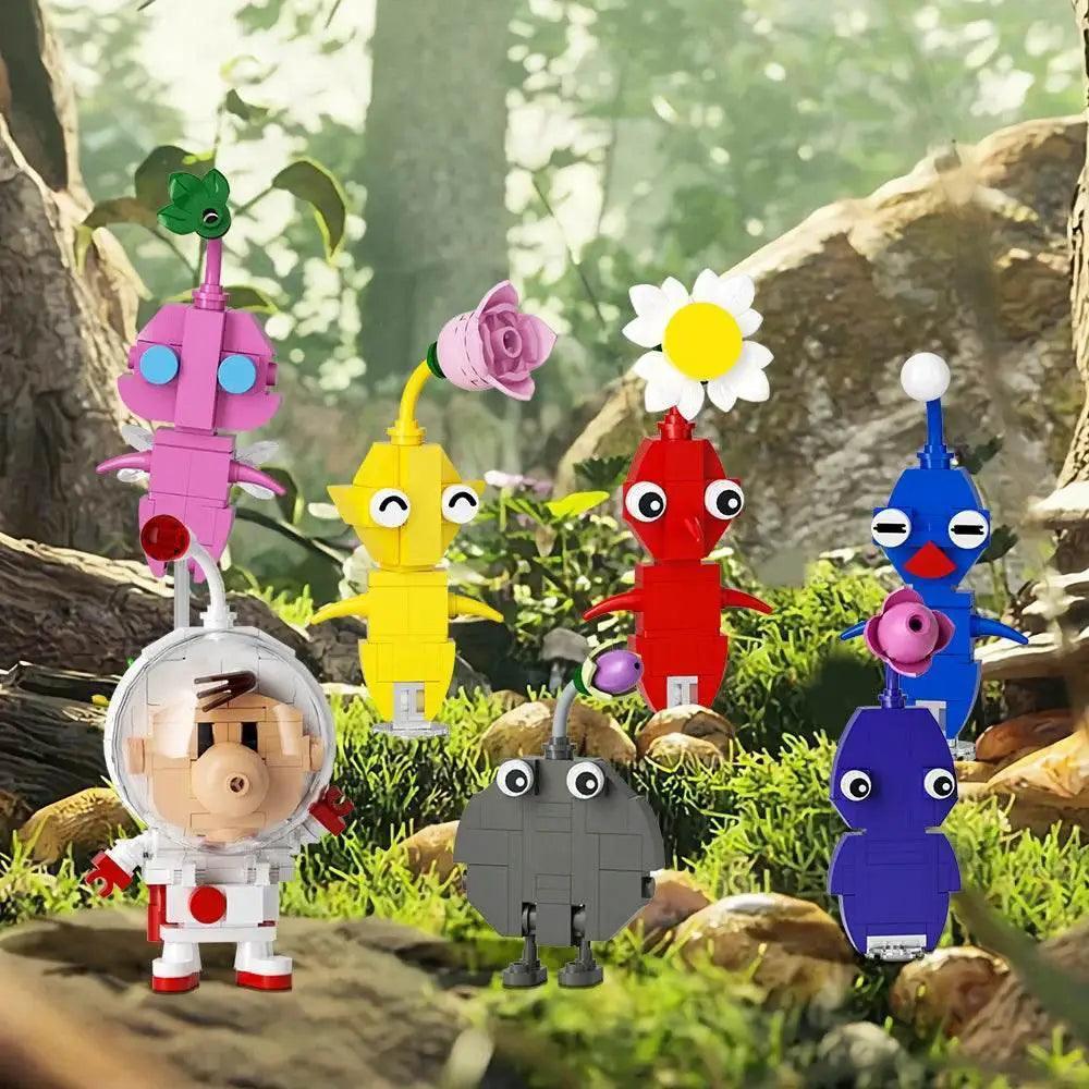 MOC Pikmin Game Plant Character Building Block Set DIY Building Bricks MOC -  ToylandEU™