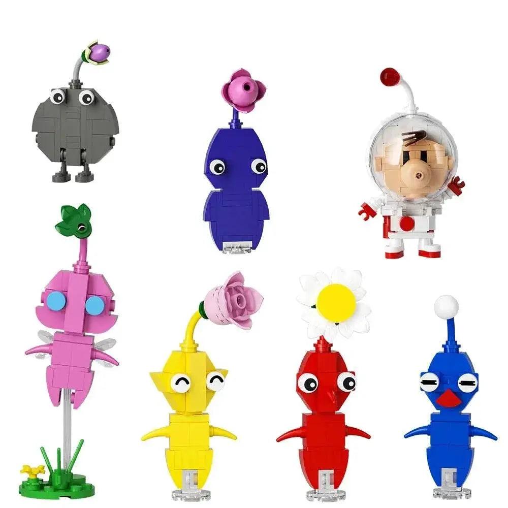  MOC Pikmin Game Plant Character Building Block Set DIY Building Bricks MOC -  ToylandEU™