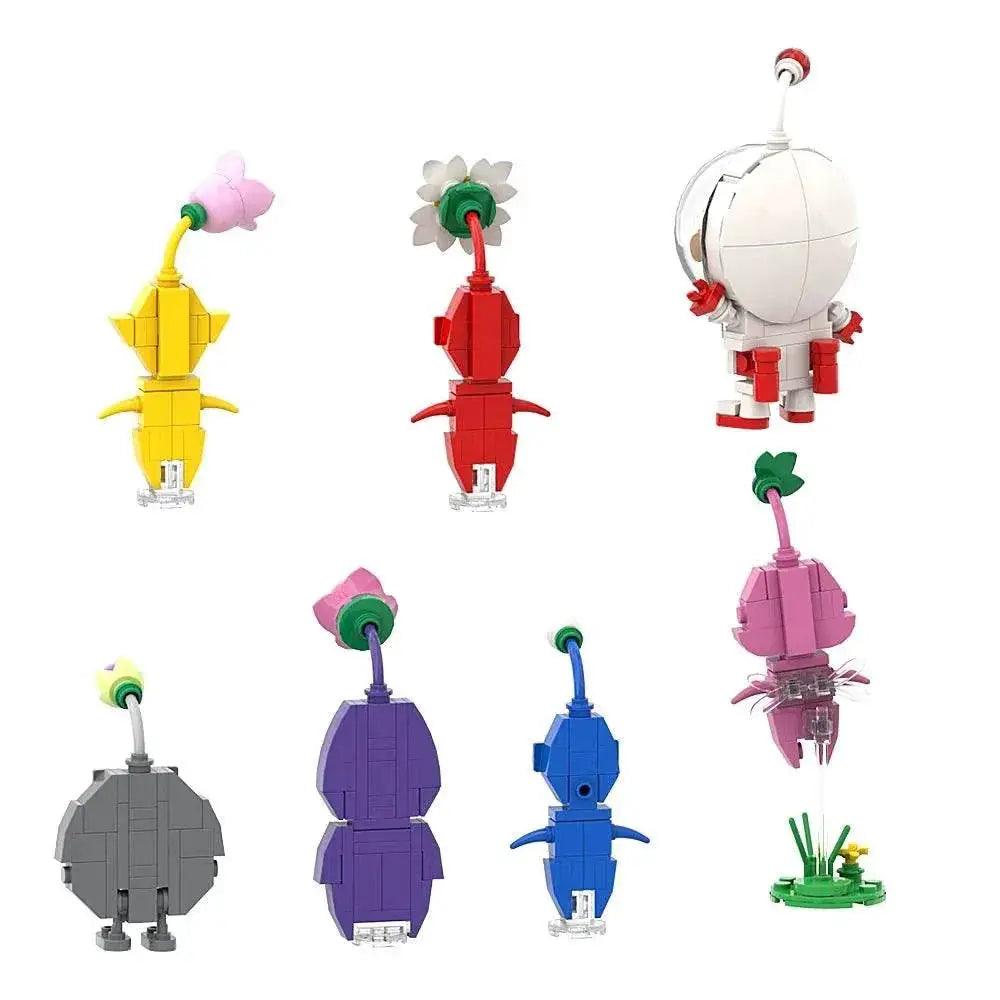  MOC Pikmin Game Plant Character Building Block Set DIY Building Bricks MOC -  ToylandEU™