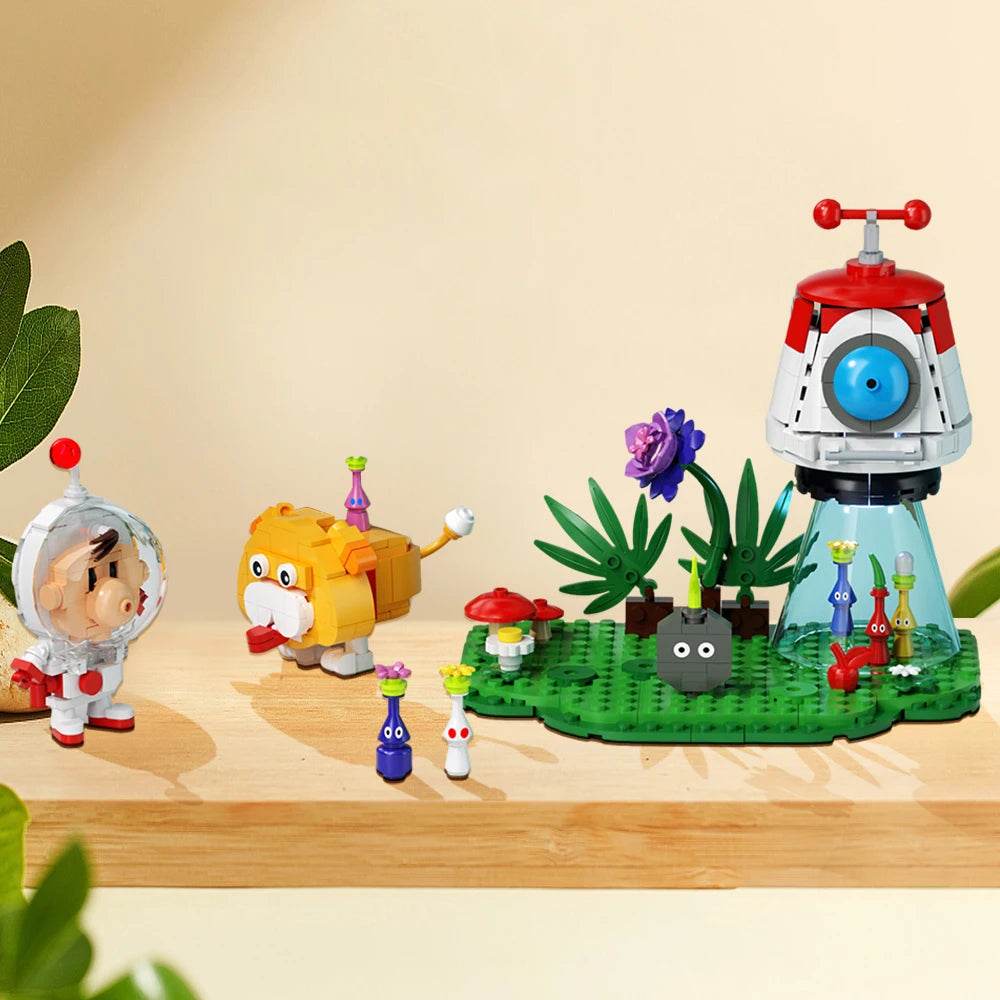 MOC Pikmin Video Game Building Block Cute Cartoon Building Bricks MOC Gift - ToylandEU