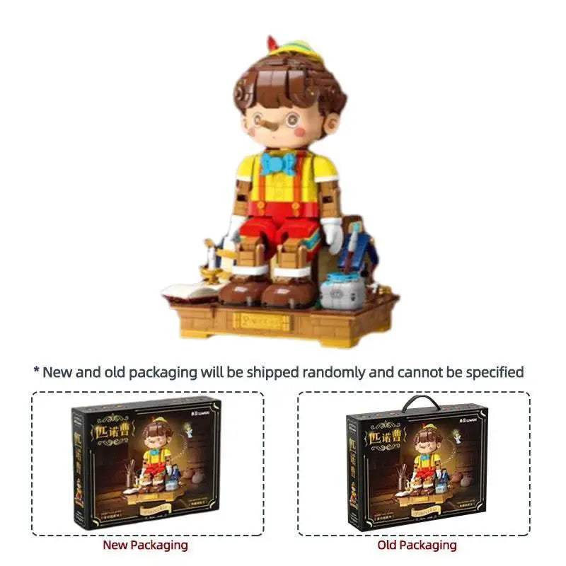 Pinocchio Building Blocks Classic Fairy Tale Doll Model Gifts - ToylandEU