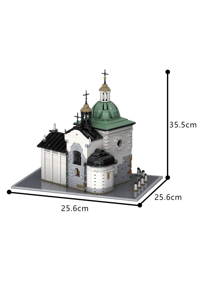 MOC Poland Adalbert's Church Model Building Blocks Gift - ToylandEU