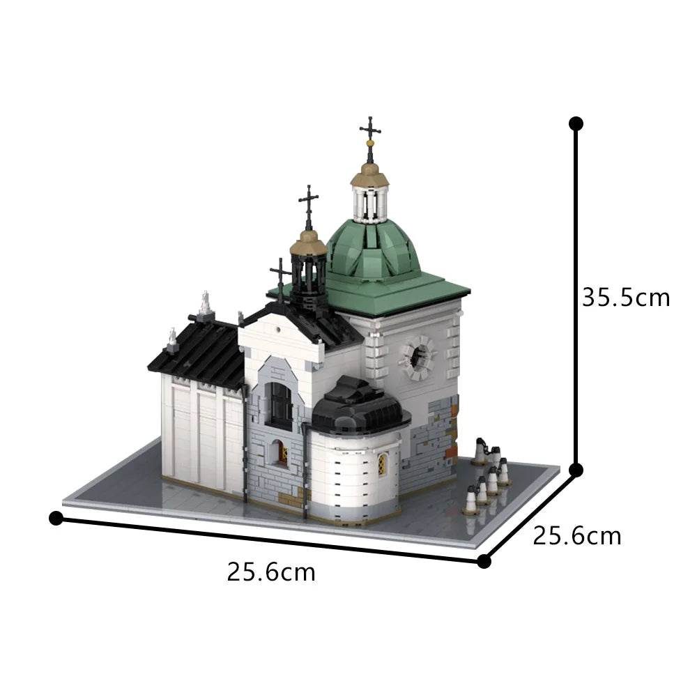 MOC Poland Adalbert's Church Model Building Blocks Gift - ToylandEU