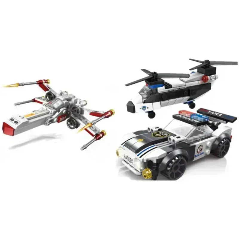 MOC MOC MOC Police Patrol Car Building Blocks Set Lego Compatible - ToylandEU