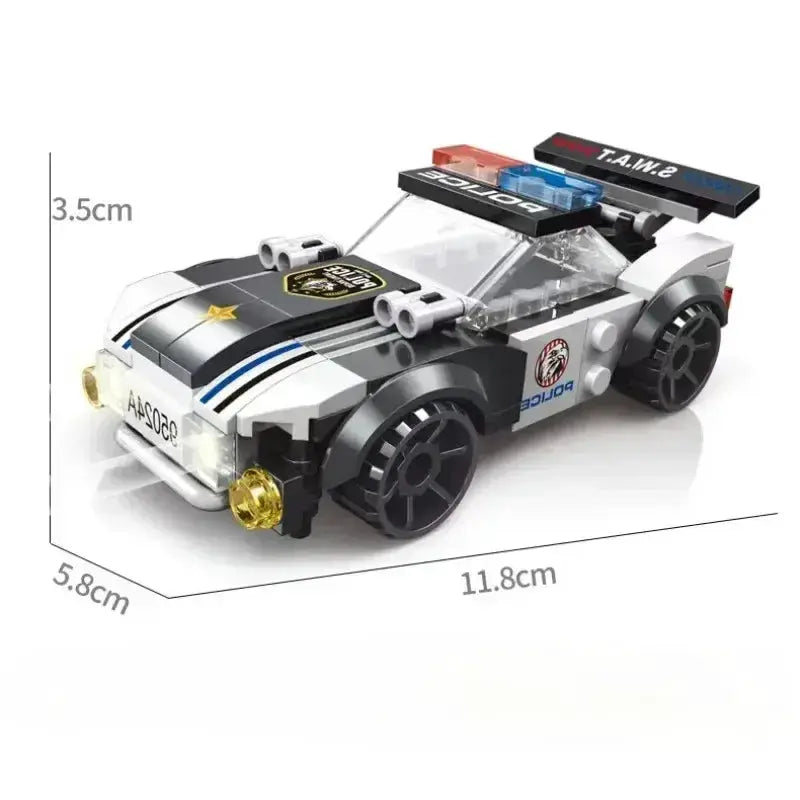 MOC MOC MOC Police Patrol Car Building Blocks Set Lego Compatible - ToylandEU