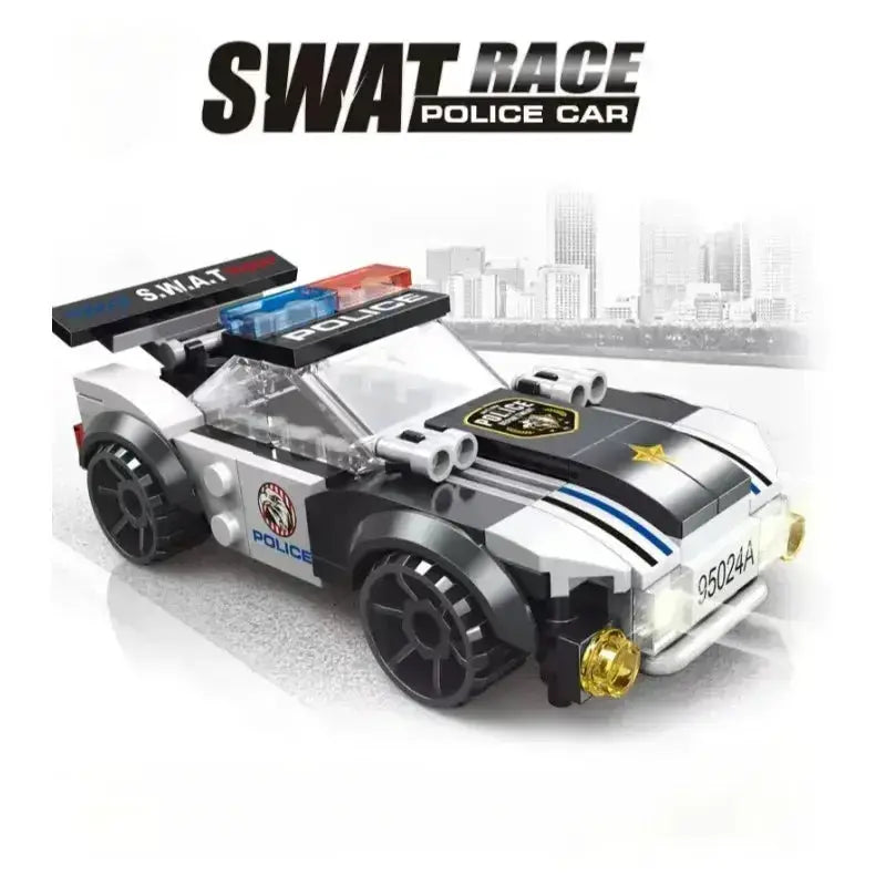MOC MOC MOC Police Patrol Car Building Blocks Set Lego Compatible - ToylandEU