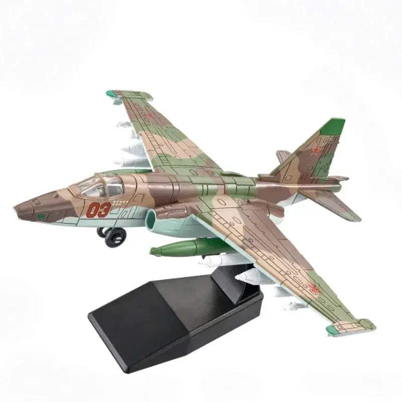 Premium 1 To 72 Scale SU 25 Frogfoot Military Aircraft Model Building Blocks Compatible With Lego For Boys Xmas Gifts - ToylandEU