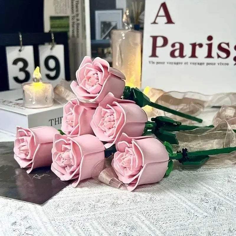  Premium 3D Rose Building Blocks Set Toyland EU -  ToylandEU™