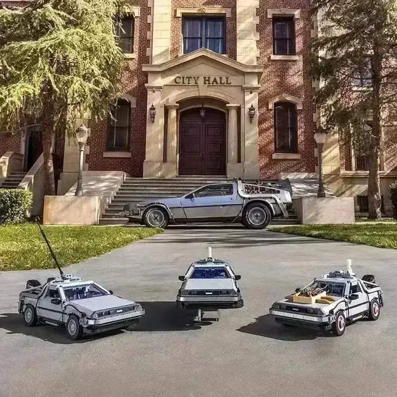 Premium Back To The Future Time Machine Building Blocks 1872 Pieces For Kids - ToylandEU