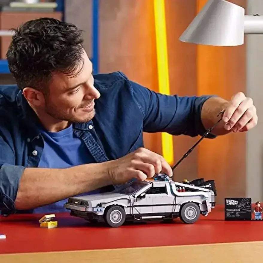 Premium Back To The Future Time Machine Building Blocks 1872 Pieces For Kids - ToylandEU