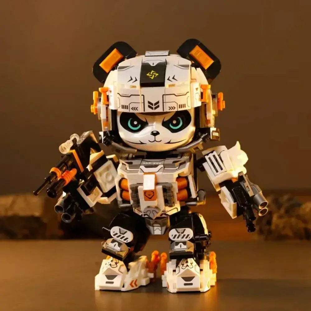Premium Building Blocks 12 In 1 Articulated Panda And Zodiac Animals For Birthday And Christmas Gifts - ToylandEU