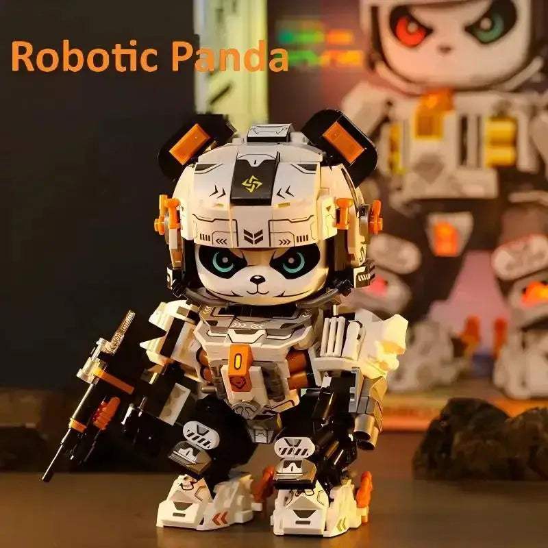 Premium Building Blocks 12 In 1 Articulated Panda And Zodiac Animals For Birthday And Christmas Gifts - ToylandEU