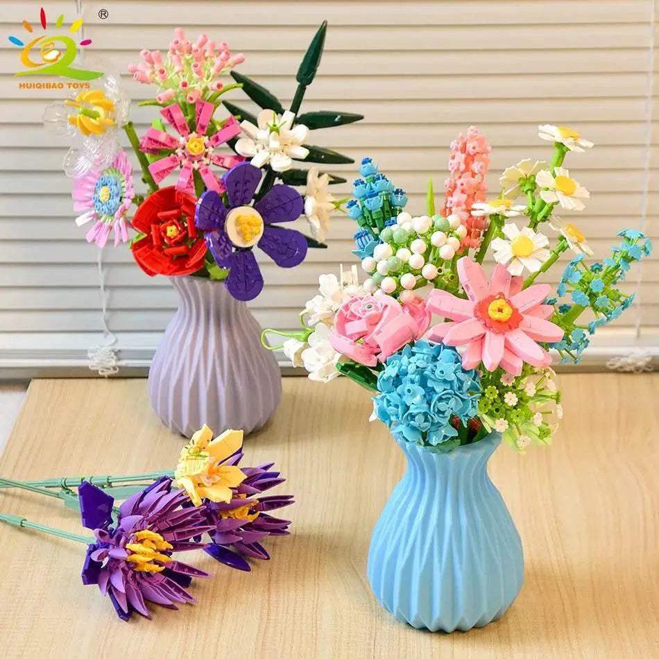  Premium 3D Sunflower Bouquet Building Blocks Toyland EU -  ToylandEU™