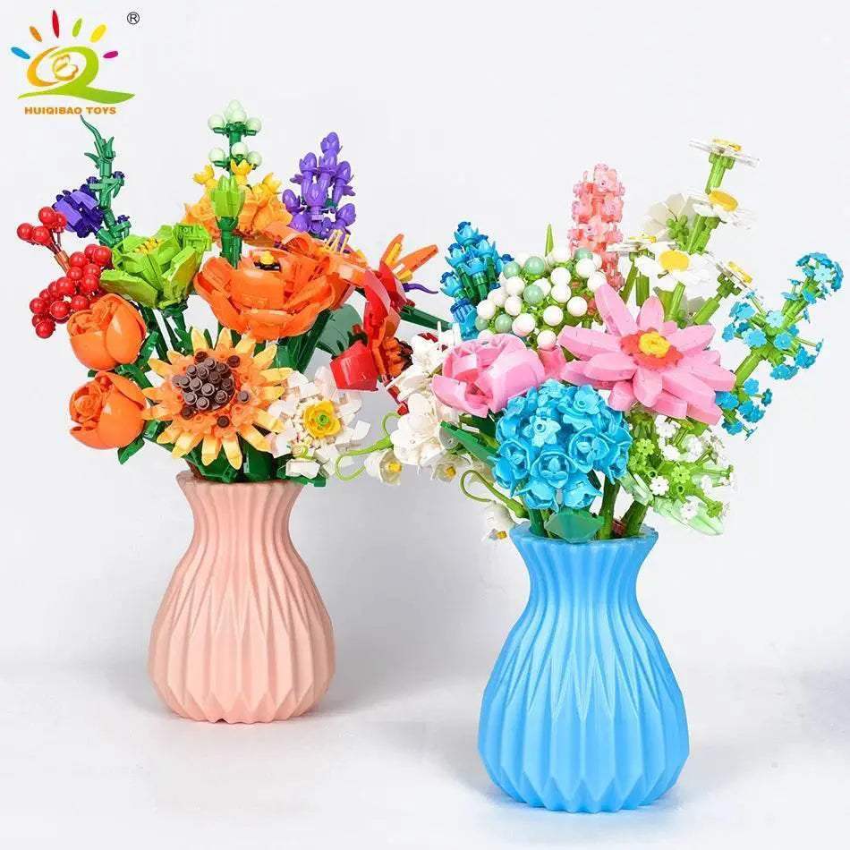  Premium 3D Sunflower Bouquet Building Blocks Toyland EU -  ToylandEU™