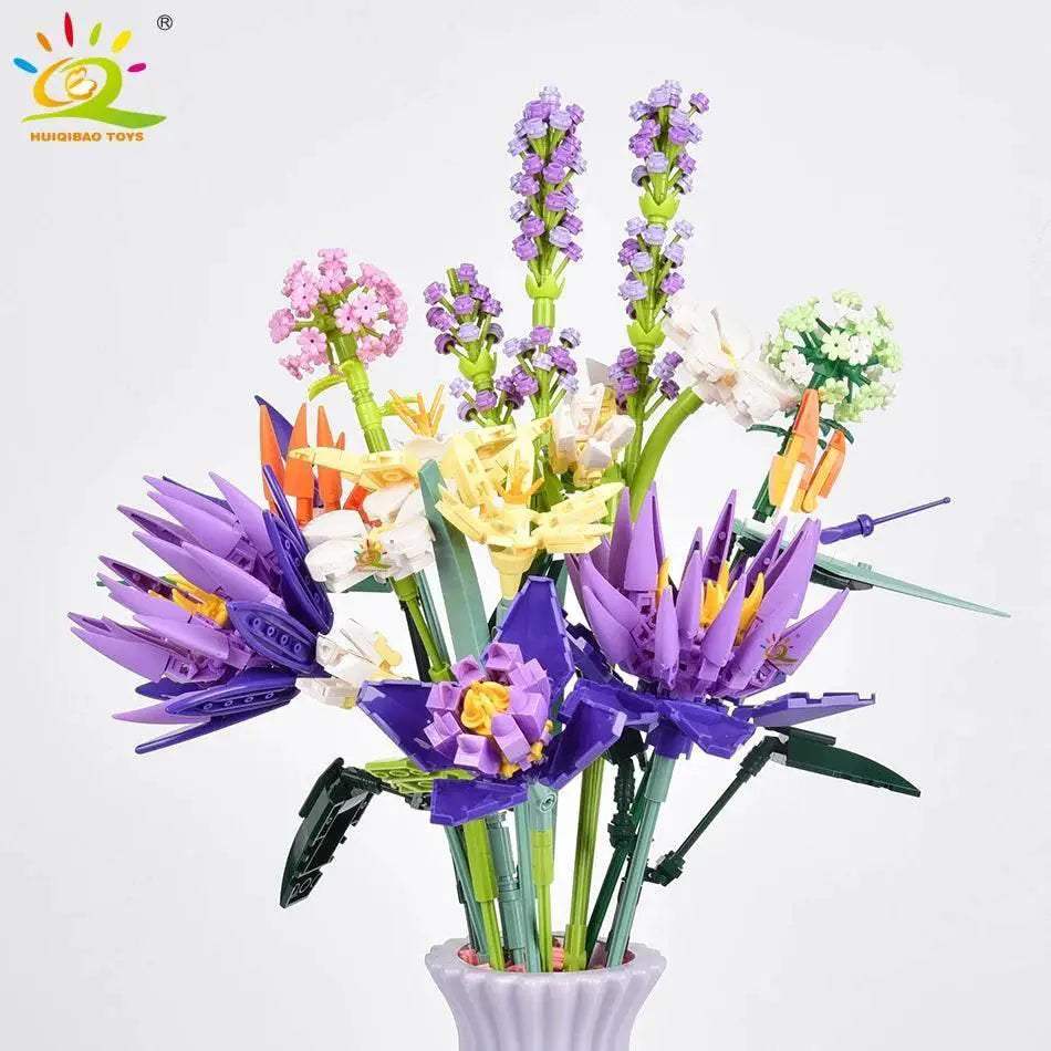  Premium 3D Sunflower Bouquet Building Blocks Toyland EU -  ToylandEU™