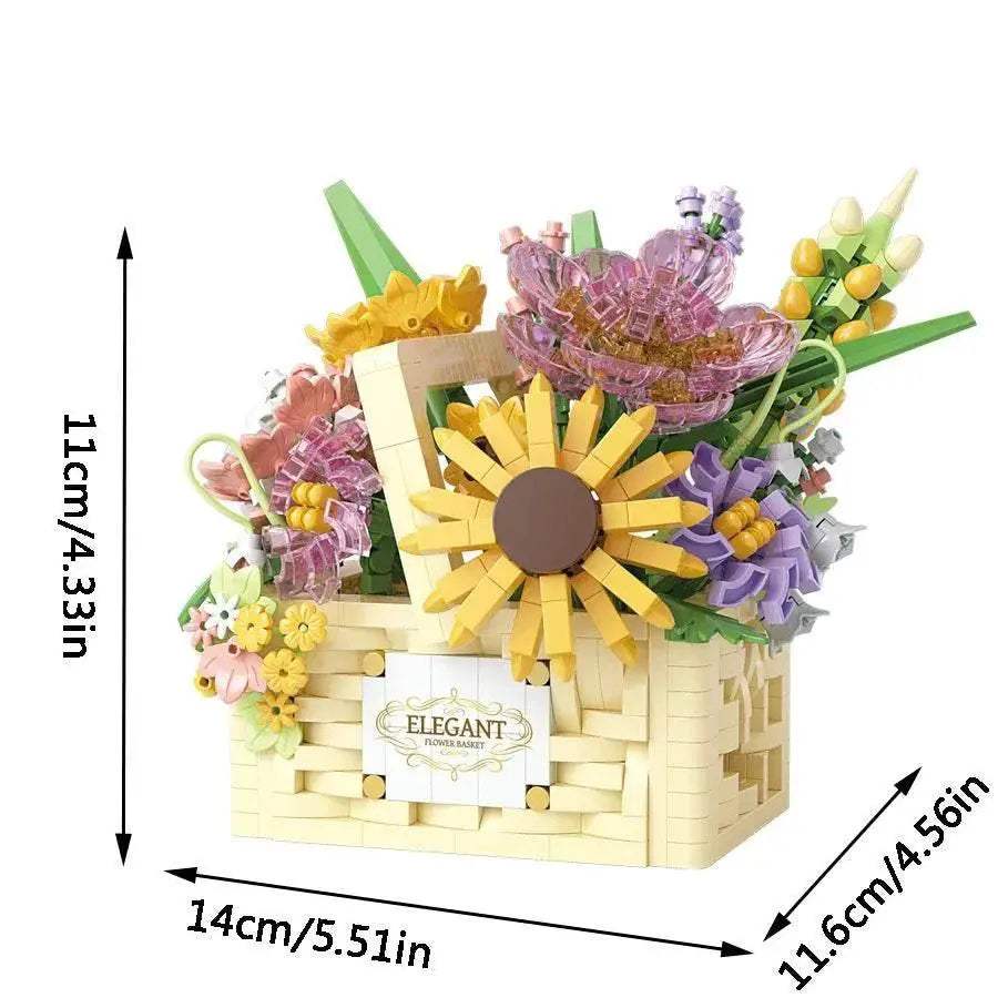  Vibrant 1263Piece Building Blocks Bonsai Kit Toyland EU -  ToylandEU™