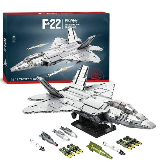  Creative F22 Fighter Model Kit Blocks Toyland EU -  ToylandEU™