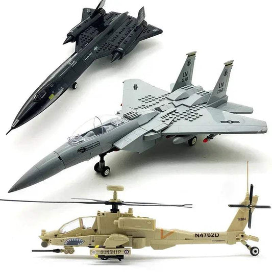  Powerful Building Blocks Kit F15 Apache Toyland EU -  ToylandEU™